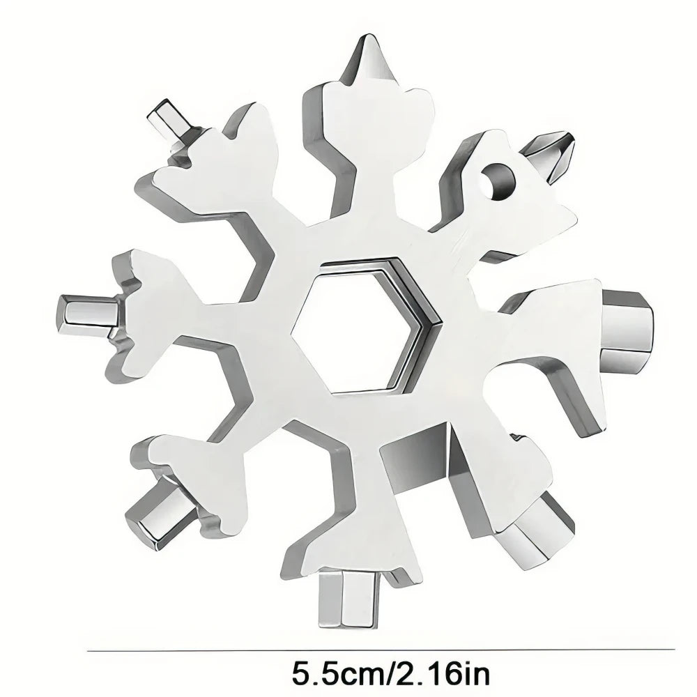 Snowflake Multifunctional Keychain Tool