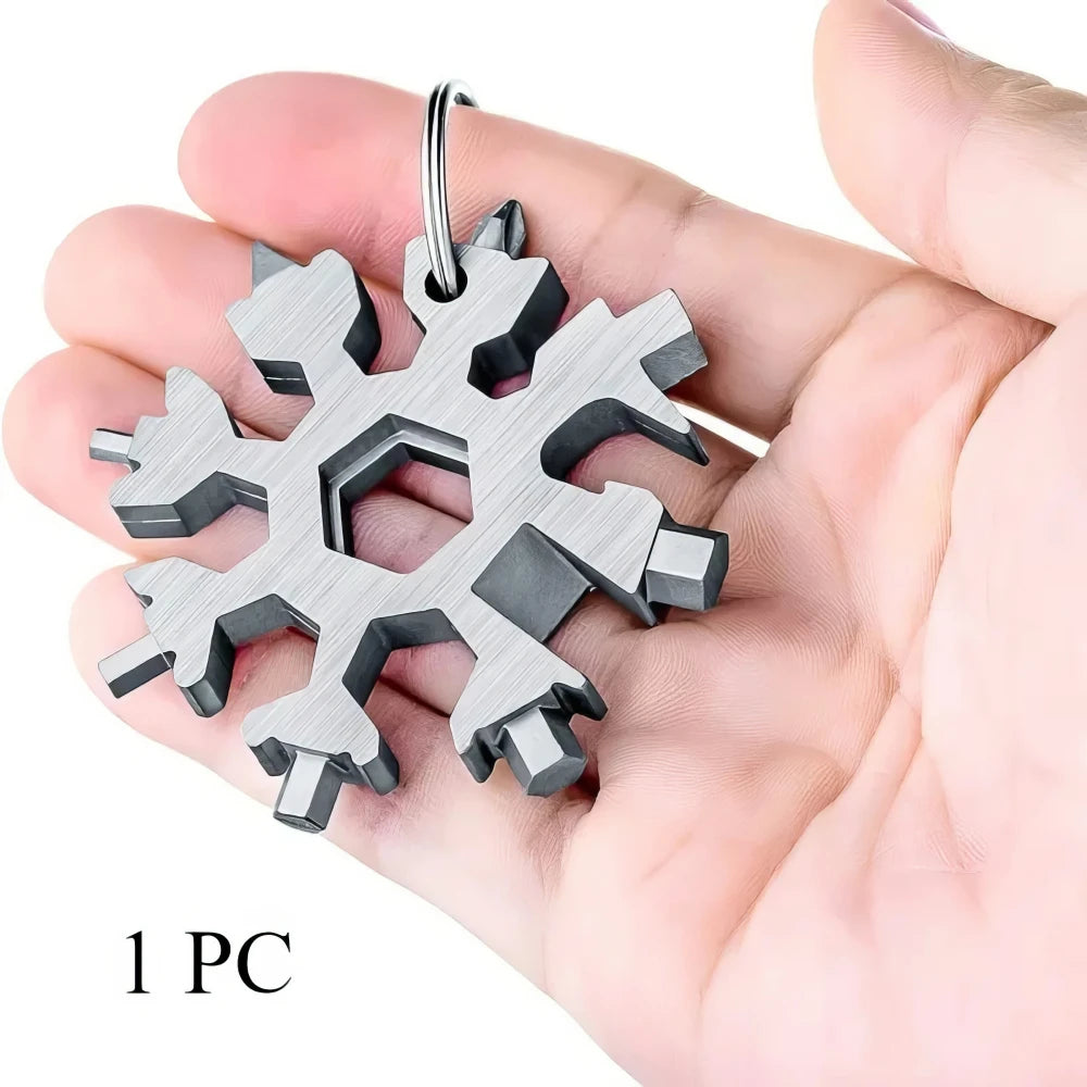 Snowflake Multifunctional Keychain Tool