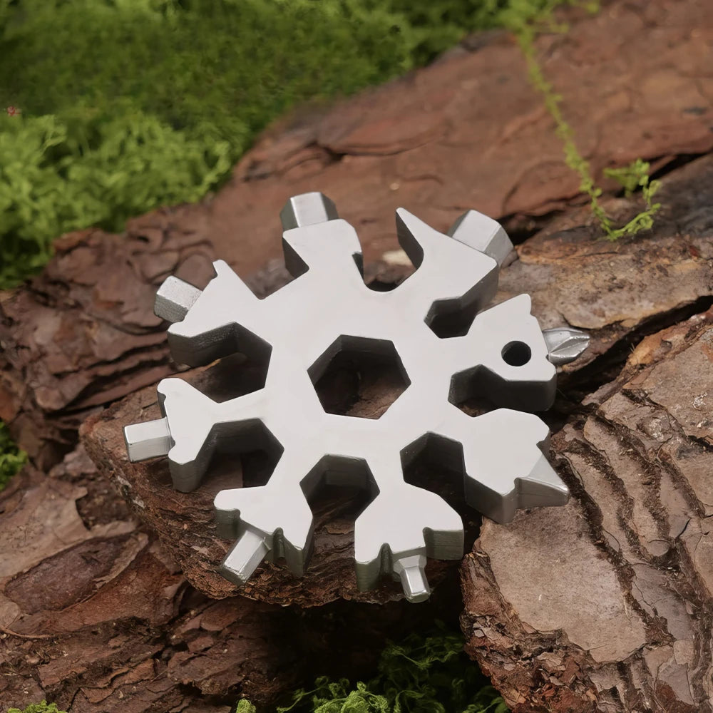 Snowflake Multifunctional Keychain Tool
