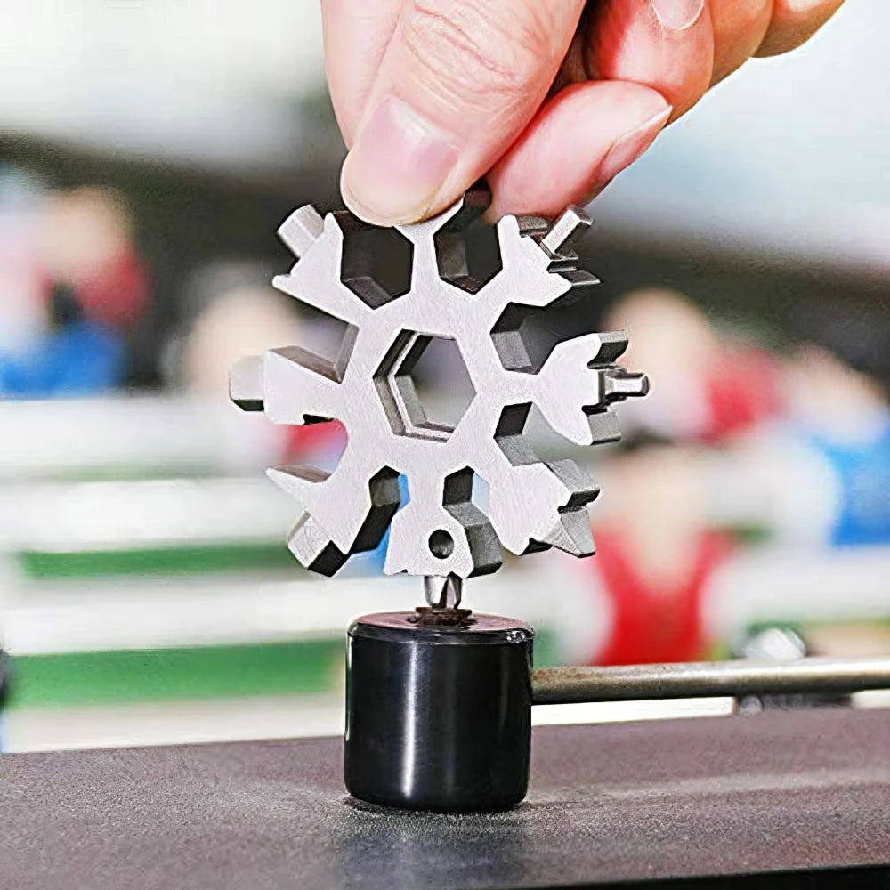 Snowflake Multifunctional Keychain Tool