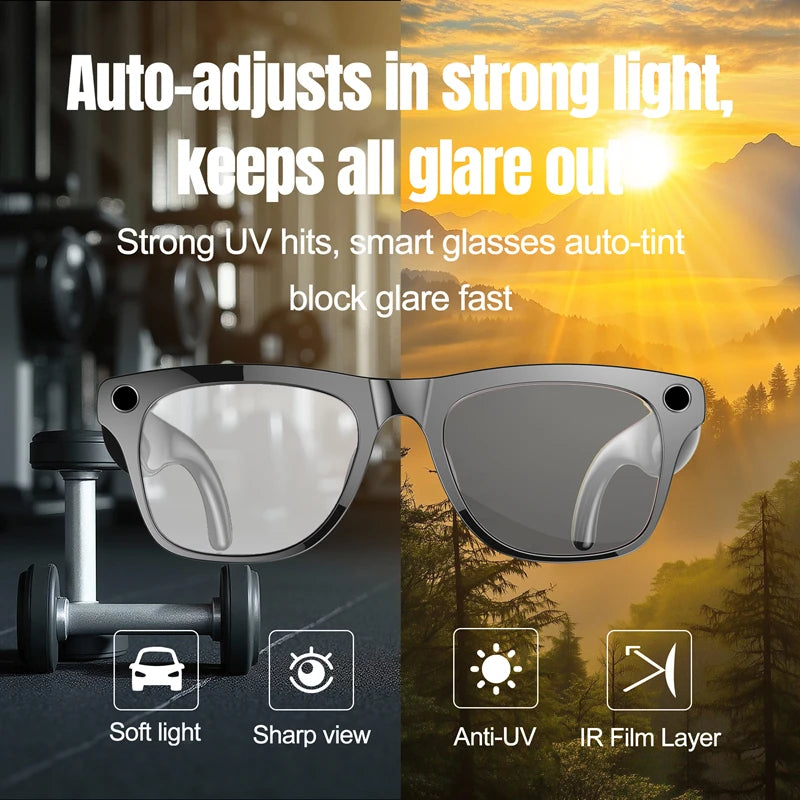 AI Smart Glasses with HD Display & Translation