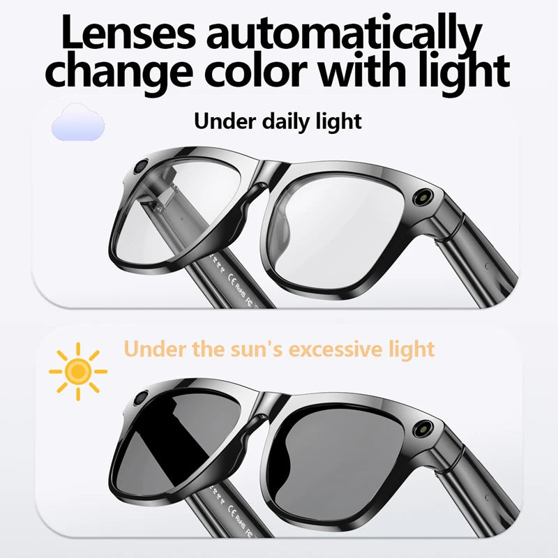 AI Smart Glasses with HD Display & Translation