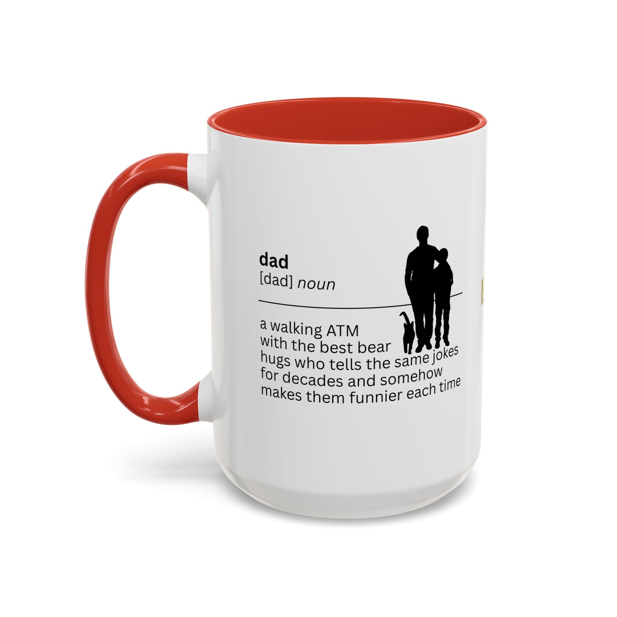Dad ATM Accent Coffee Mug - Perfect Gift for Dads