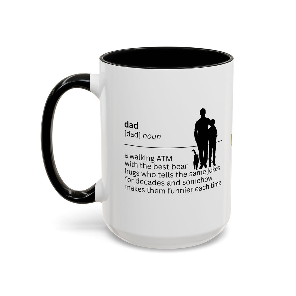 Dad ATM Accent Coffee Mug - Perfect Gift for Dads